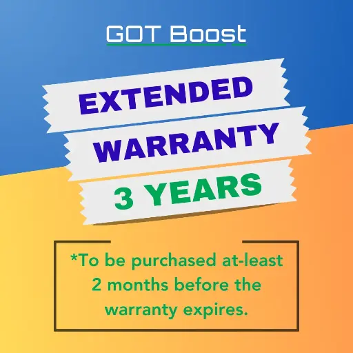 [GB_Warranty_3YR] Extended Warranty for GOT Boost Device - 3 Years